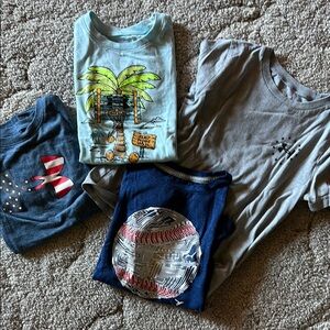 Under Armour Kids Short Sleeve Tees - Blue, Gray, Light Blue